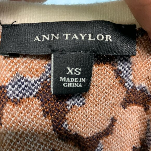 Ann Taylor Animal Print Wool Sweater - Picture 5 of 5
